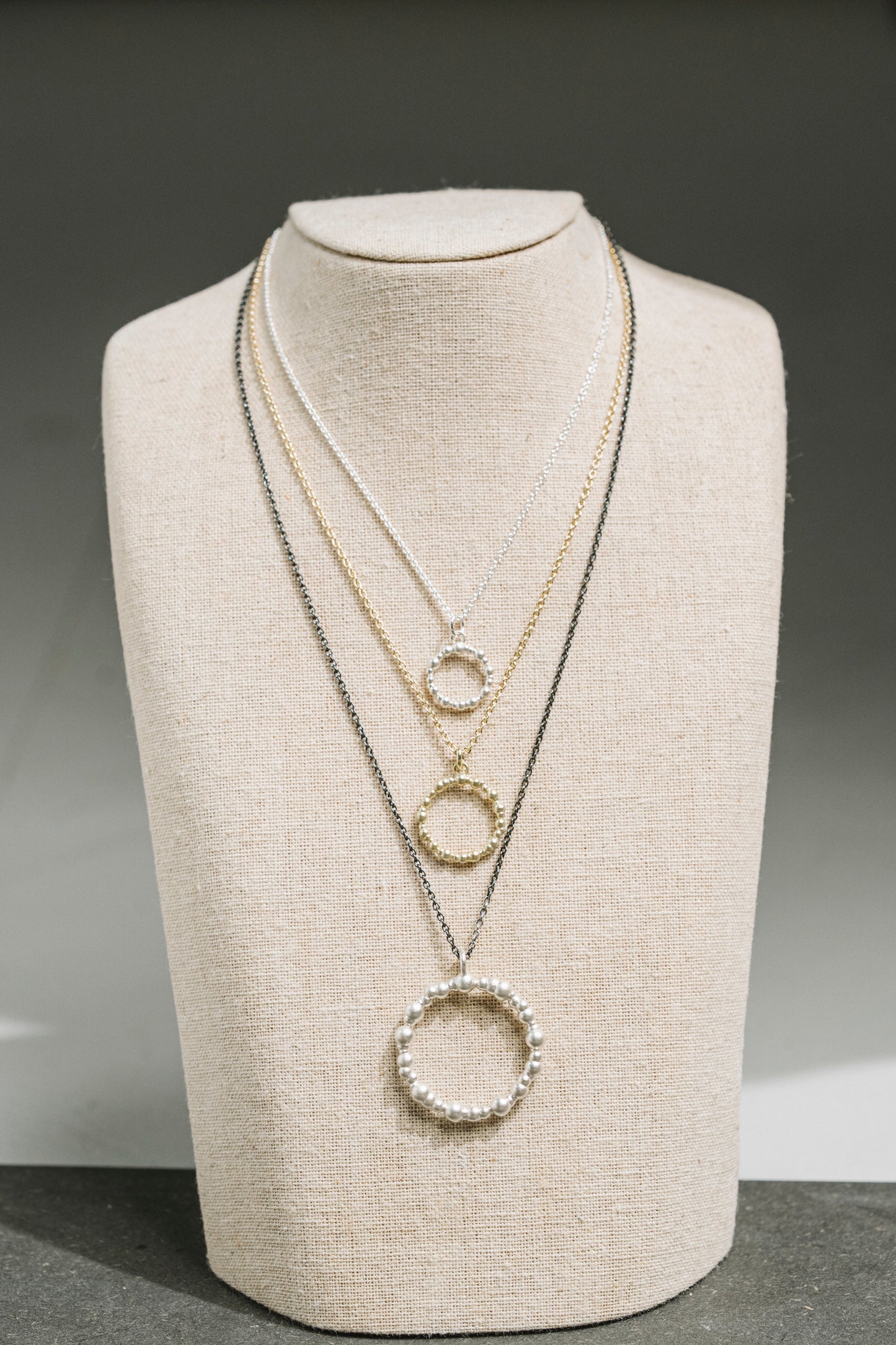 Anhänger Rund - Gold