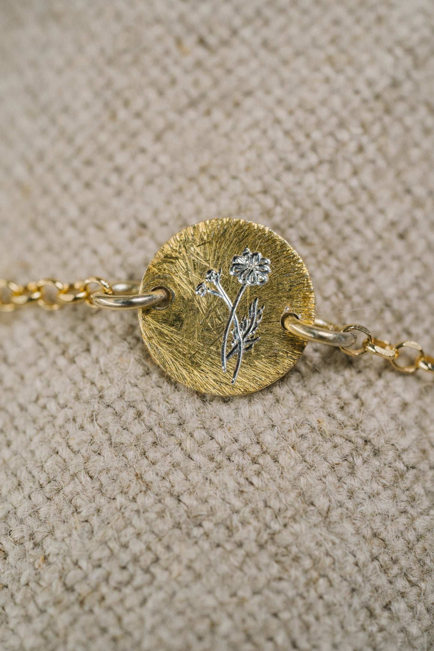 Birth Flower Bracelet